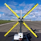 Cruz luminosa móvil para señalizar el cierre de la pista del aeropuerto