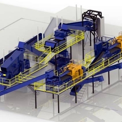 Línea de separación automática para separar llantas de aluminio